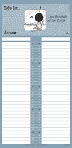 liebe ist... Terminplaner für 2 2024 - Familien-Timer - Termin-Planer - Paar-Kalender - Familien-Kalender - 22x45