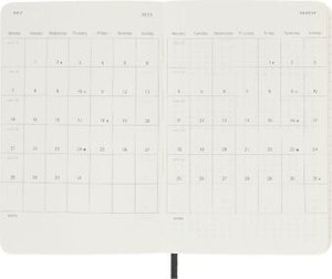 Moleskine 12 Monate Monats Notizkalender 2025, Pocket/A6