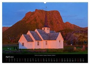 Norwegen (Wandkalender 2024 DIN A2 quer), CALVENDO Monatskalender