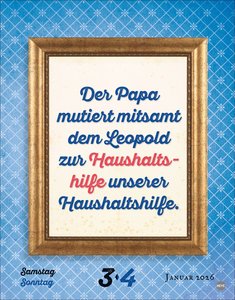 Rita Falk Jahres-Gröstl Tagesabreißkalender 2026