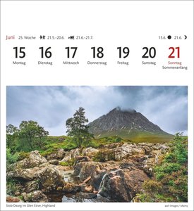Schottland Sehnsuchtskalender 2026