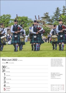 Schottland Kalender 2022