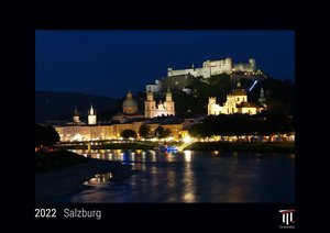 Salzburg 2022 - Black Edition - Timokrates Kalender, Wandkalender, Bildkalender - DIN A3 (42 x 30 cm)