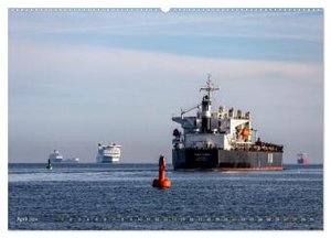 Maritime Impressionen Warnemünde (hochwertiger Premium Wandkalender 2024 DIN A2 quer), Kunstdruck in Hochglanz