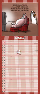 Lach mal wieder... 2022 Familienplaner - Familienkalender - Wandkalender - 19,5x45