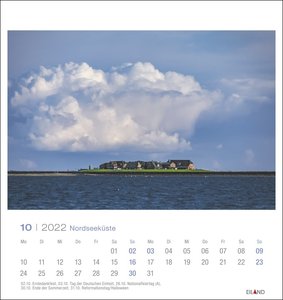 Nordseeküste Postkartenkalender 2022