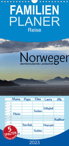 Familienplaner Norwegen atemberaubende Landschaft (Wandkalender 2023 , 21 cm x 45 cm, hoch)