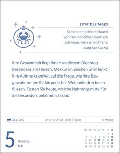 Krebs Sternzeichenkalender 2026