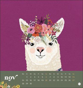 Floral Friends Postkartenkalender 2022