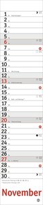 Planer Mini-long, rot Kalender 2022
