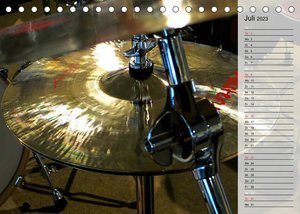 Schlagzeug onstage (Tischkalender 2023 DIN A5 quer)