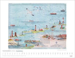 Nordlichter - See(h)karten Kalender 2026