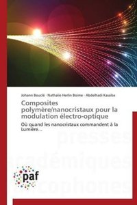 Composites polymère/nanocristaux pour la modulation électro-optique