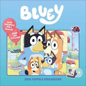 Bluey Familienplaner Broschurkalender 2026