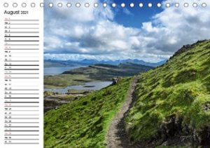Isle of Skye Schottlands Inseln Geburtstagskalender (Tischkalender 2021 DIN A5 quer)