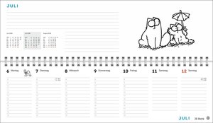 Simons Katze Büroplaner 2026