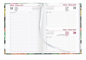 Collegetimer Tropical Dream 2022/2023 - Schüler-Kalender A6 (10x15 cm) - Day By Day - 352 Seiten - Terminplaner - Notizbuch - Alpha Edition