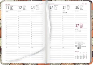 Ladytimer Midi Oriental 2024 - Taschen-Kalender 12x17 cm - Muster - mit Mattfolie - Notiz-Buch - Weekly - 192 Seiten - Alpha Edition