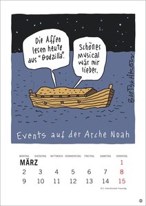 Peter Butschkow: Cartoon-Kracher Halbmonatskalender 2026
