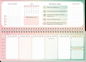 Tischkalender 2025 quer: Ablenkung OFF - Fokus ON