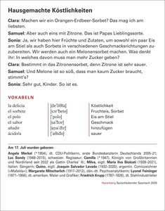 Spanisch Sprachkalender 2026