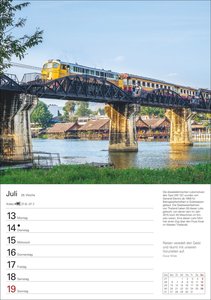 Eisenbahnen Wochenplaner 2026