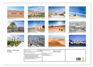 Oman - Perle des Orients (Wandkalender 2024 DIN A2 quer), CALVENDO Monatskalender