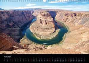 Traumreisen USA (Wandkalender 2021 DIN A3 quer)