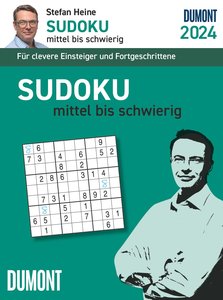 Stefan Heine Sudoku mittel bis schwierig 2024 - Tagesabreißkalender -11,8x15,9 - Rätselkalender - Knobelkalender