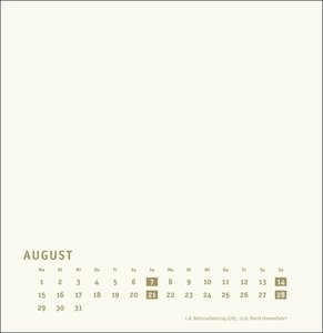 Bastelkalender gold groß 2022