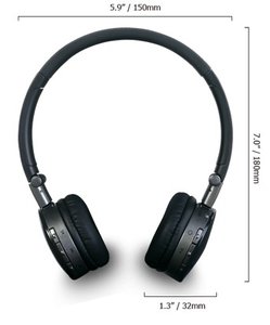 LASMEX Over-Ear-Kopfhörer H-16B, Bluetooth(R) Headset,