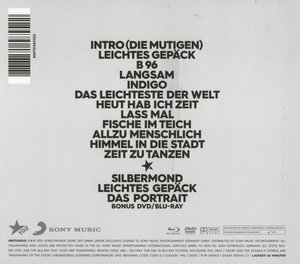 Leichtes Gepäck, 1 Audio-CD + 1 DVD + 1 Blu-ray