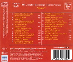 Caruso, E: Complete Recordings Vol.7