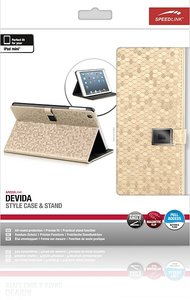 DEVIDA Style Case & Stand, Tasche mit Standfunktion für iPad mini, gold