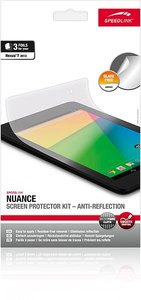 NUANCE Screen Protector Kit - Anti-reflection - for Nexus 7 (2013), anti-glare