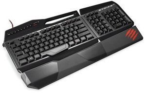 Mad Catz S.T.R.I.K.E. 3 Gaming-Keyboard, Spieletastatur, schwarz