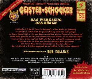 Geister-Schocker - Das Werkzeug des Bösen, 1 Audio-CD