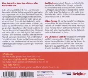 Brigitte Weihnachtsgeschichten, 1 Audio-CD