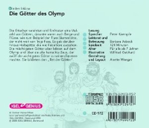 Die Götter des Olymp, 2 Audio-CDs