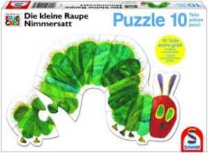 Schmidt 55503 - Raupe, Konturenpuzzle, 10 Teile