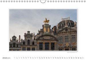 Emotional Moments: Brussels - European Capital / UK-Version (Wall Calendar 2015 DIN A4 Landscape)