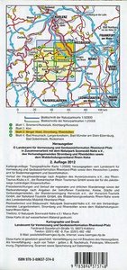 Topographische Karte Rheinland-Pfalz Naturpark Soonwald-Nahe. Bl.3