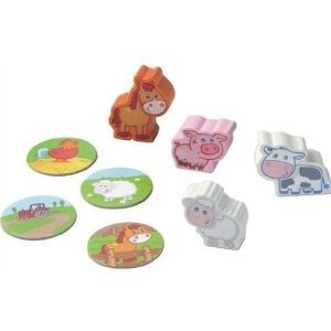 HABA 5583 - Erste Spielwelt: Bauernhof Spielfiguren Tierkinder