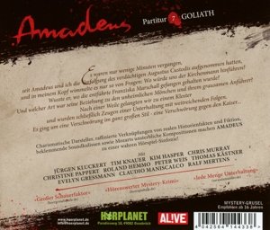 Amadeus - Goliath, 1 Audio-CD