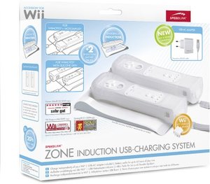 ZONE Ladestation für Wiimotes(R) - Induction USB-Charging System, weiss