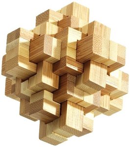 Philos 6053 - Verflixter Knoten, Bambus, 24 Puzzle Teile