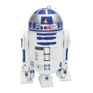 Joy Toy 21324 - Star Wars: Clone Wars Jugend-3D-Wecker in Plastik mit R2-D2 Sounds