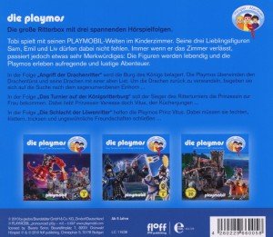 Die Playmos - Die große Ritter-Box, 3 Audio-CDs
