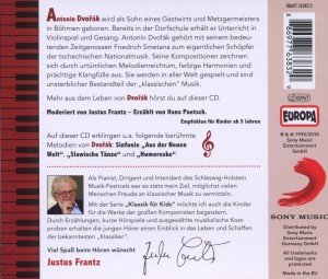 Antonin Dvorak, 1 Audio-CD