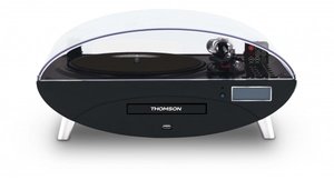 Thomson Plattenspieler TT400CD Ellipse, schwarz